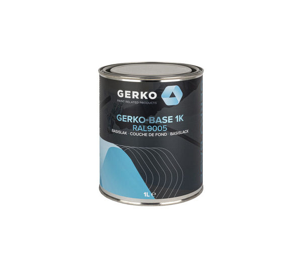 Lakialune värv GERKO basecoat 1K RAL9005 1L