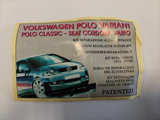 Aknaklaasi tõstuki remondikomplekt Volkswagen / Seat / Škoda - Image 2